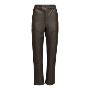 Aritzia Wilfred Free Olive Green Brennan Cargo Dress Pant Size 2 Faux Leather